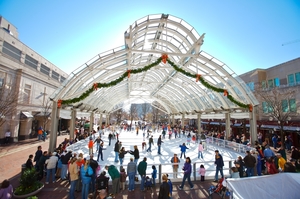 Opening Day at Reston Town Center Ice Skating Pavilion