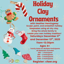 Holiday Clay Ornaments