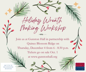 Holiday Wreath Making Workshop at Gunston Hall