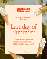 Last Day of Summer at Frankie's Summer Club