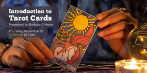 Introduction to Tarot: November 13 at the Riverside Public Library