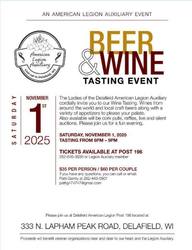 Annual Delafield American Legion Wine Tasting Event