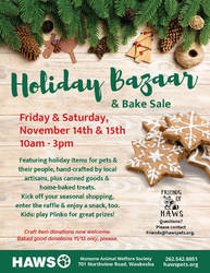 HAWS Holiday Bazaar & Bake Sale