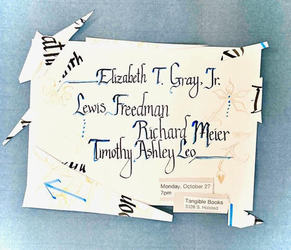 Reading with Lewis Freedman, Richard Meier, Timothy Ashley Leo, and Elizabeth T. Gray, Jr.