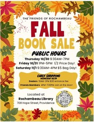Big Fall Book Sale at Rochambeau Library