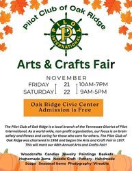 48th Annual Pilot Club of Oak Ridge's Arts & Crafts Fair