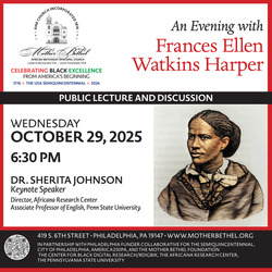 An Evening with Francis Ellen Watkins Harper