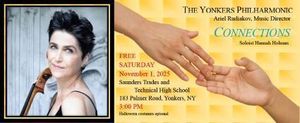 "Connections"  Yonkers Philharmonic Free Concert  SATURDAY, November 1, 2025 3:00 pm