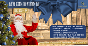 Harken Hall Welcomes Free Santa’s Station Stop November 2