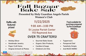Fall Bazaar & Bake Sale
