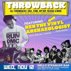 THROWBACK featuring Ren the Vinyl Archaeologist