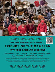 Indonesian Gamelan Concert & Workshop at the Oak Park School of Music