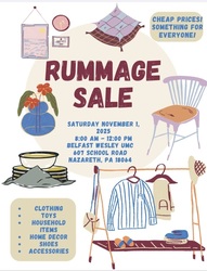Annual Rummage Sale