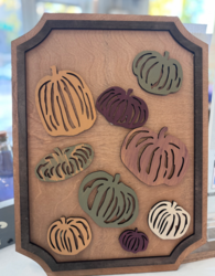 NEW CLASS!  PUMPKIN LASER CUT WALL ART AT AR WORKSHOP HILLSBORO!