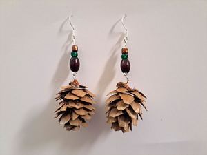 DIY Pinecone Earrings
