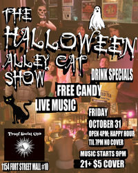 The Halloween Alley Cat Show at Proof Social Club