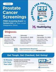 FREE Prostate Cancer Screenings