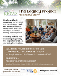 Hope Grows Legacy Project: "Telling Our Story"