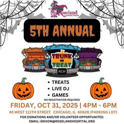Roseland Community Hospital’s 5th Annual Trunk or Treat