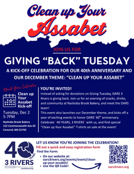 OARS Giving "Back" Tuesday