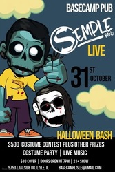 HALLOWEEN W/ Semple Band + $500 COSTUME CONTEST!