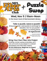 Fiber Arts Club + Puzzle Swap