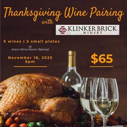 Thanksgiving Wine Pairing with Klinker Brick Winery