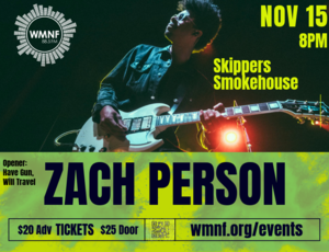 Zach Person Live at Skipper’s Smokehouse