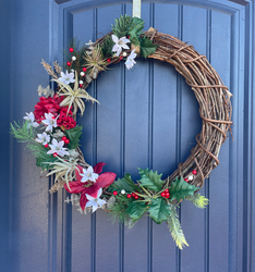 Patchwork Holiday Centerpiece or Wreath Craft Workshop