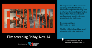 Showing of local documentary FISH WAR (free screening!)