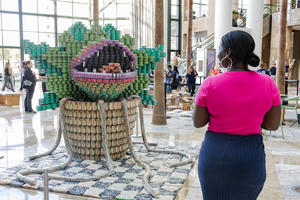 Canstruction New York at Brookfield Place