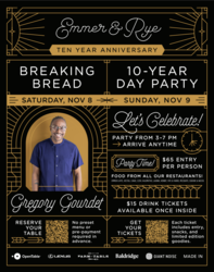 Emmer & Rye 10-Year Anniversary Party