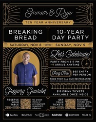 Emmer & Rye Breaking Bread Dinner Series: Chef Gregory Gourdet