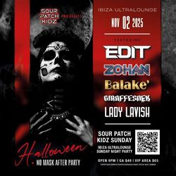 SOUR PATCH KIDZ SUNDAYZ – No Mask Halloween EDM Party in Salt Lake City