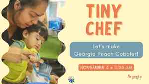 Tiny Chef: Georgia Peach Cobbler