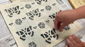 Block Printing on Fabric