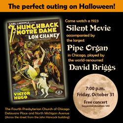 The Hunchback of Notre Dame Silent Movie with Live Organ