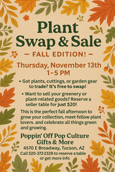 Plant Swap & Sale @ Poppin' Off