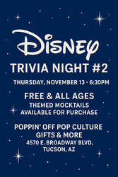 Trivia Night - Disney Round #2 @ Poppin' Off