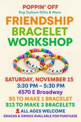 🎨✨ Friendship Bracelet Workshop – November Edition! ✨🎨