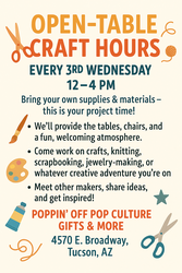 Open Craft Tables @ Poppin' Off