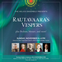 The Helios Ensemble presents Rautavaara's Vespers