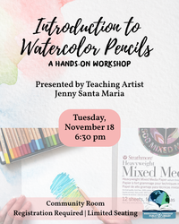 Introduction to Watercolor Pencil Workshop