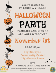 It Takes a Village Halloween Party