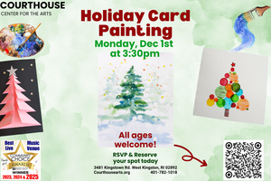 Holiday Card Painting 12/1/25 MON 3:30-5PM