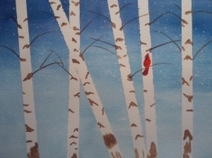 Holiday Watercolor Greeting Cards Friday, 6:00pm November 21st | Ages 16 – 99+