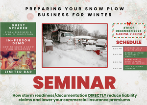 Snow Removal Contractor Seminar: How to Keep Your Insurance Premiums Low During Winter