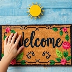 Welcome Mat Painting Wednesday, 6:00 p.m. December 3rd Ages 21+