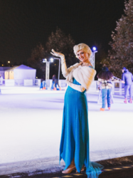 Elsa Character Night at Kristi Yamaguchi Holiday Ice Rink