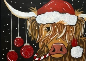"Festive Highlander" In-Studio Paint Party!
